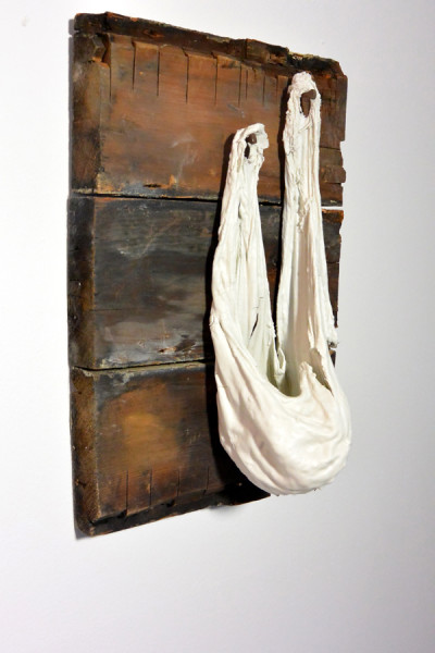 All it Contains 2015 - Porcelain, Wood, Nails